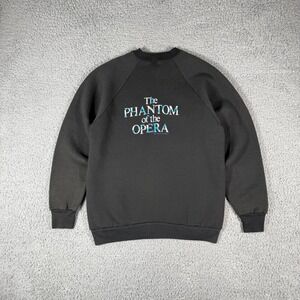 Vintage 1986 Phantom Of The‎ Opera Sweater Size Large Theatre Mask Fruit of Loom